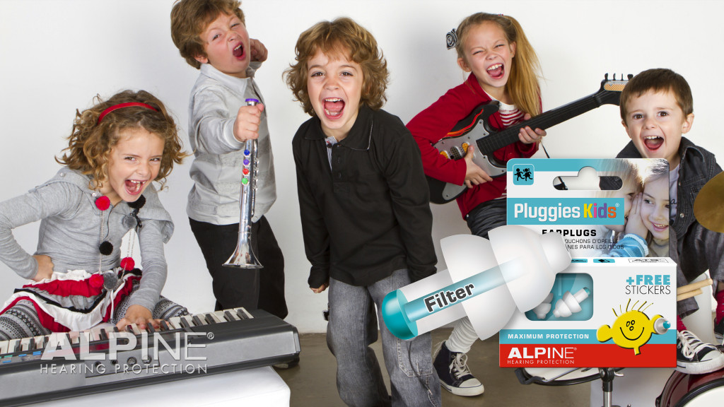 Alpine Pluggies Kids with picture band